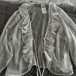 Abercrombie & Fitch Sheer Blouse (NWT)